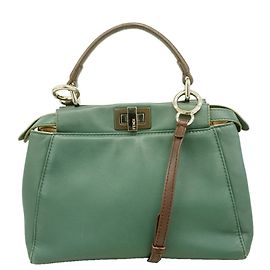 Fendi Peekaboo Lederhandtasche