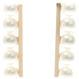 Orecchini a lobo Tasaki Balance Plus Pearl Pink Gold
