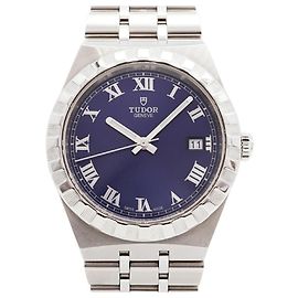 Autre Marque Orologio da uomo Tudor Royal 28500 Quadrante Blu