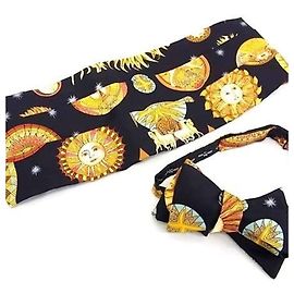 Hermès HERMES LE ROY SOLEIL (Sun King) Set Fascia Cummerbund e Papillon