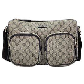 Gucci GG Plus Shoulder Bag in Beige