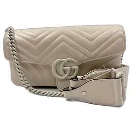 Gucci GG Marmont Beige Shoulder Bag