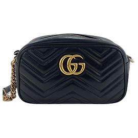 Borsa a tracolla Gucci GG Marmont - Black