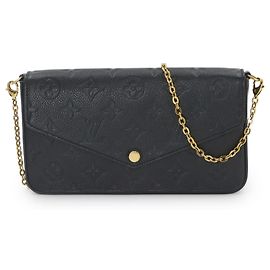 Louis Vuitton Monogram Empreinte Pochette Felicie Chain Wallet