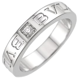 Bulgari Anello Doppio Bvlgari in Oro Bianco 18K