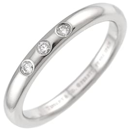 Tiffany & Co. Stacking-Band Ring aus Platin 950 mit Diamanten
