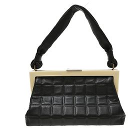 Chanel Chocolate Bar Frame Quilted Lambskin Small