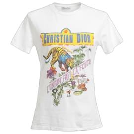 Camiseta Christian Dior Estampado Tigre "L'union Fait La Force"