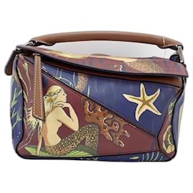 Borsa a Tracolla LOEWE Puzzle Bag Marrone