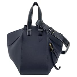 Borsa a mano e a tracolla Loewe Hammock Small in Navy
