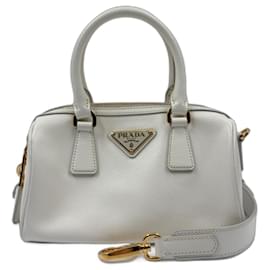 Borsa PRADA Saffiano usata in White