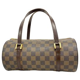 Borsa Louis Vuitton Damier Papillon 26 N51304 Ebene da donna