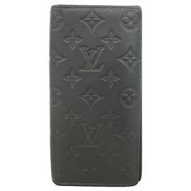 Louis Vuitton Monogram Shadow Portefeuille Brazza Long Wallet