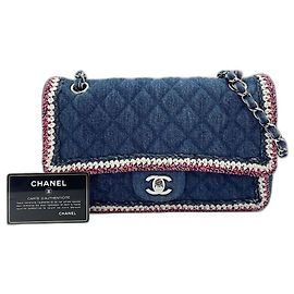 Bolso de hombro Chanel Matelassé Navy
