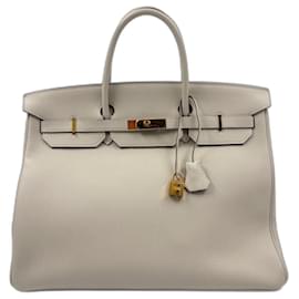 Hermès Hermes Birkin 35 Handtasche in Beige