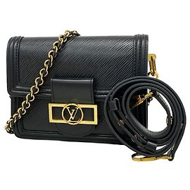 Borsa a tracolla Louis Vuitton Epi Dauphine NV Mini