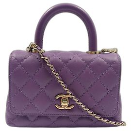 Chanel Matelassé Purple Handtasche