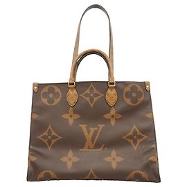 Borsa Tote Louis Vuitton Monogram Giant Reverse OnTheGo GM