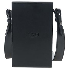 Fendi Logo Vertical Box Leather