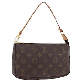 LOUIS VUITTON Monogram Pochette Accessoires Pouch M51980 LV Auth 199614V