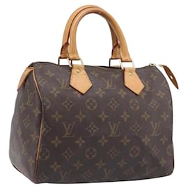 Borsa a mano LOUIS VUITTON Monogram Speedy 25 M41528 LV Auth am12418V