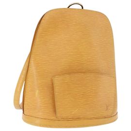 Zaino LOUIS VUITTON Epi Gobelins Yellow M52299 LV Auth ka5826