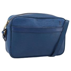 LOUIS VUITTON Epi Trocadero 23 Shoulder Bag Blue M52305 LV Auth 196855