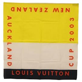 LOUIS VUITTON LV Cup Fazzoletto in cotone giallo LV Auth 198783A