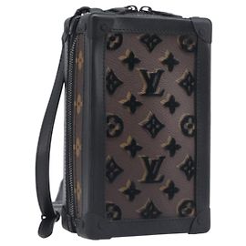 LOUIS VUITTON Monogram Tuftage Vertical Software Trunk Bag M45044 Auth 196052M