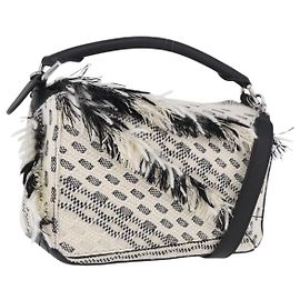 Borsa Puzzle LOEWE Collaborazione AniAlverse Small Cotton White Auth 167494SM