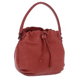 Borsa a mano BOTTEGA VENETA INTRECCIATO in pelle outlet Rossa Auth 196655V