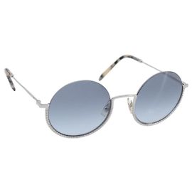 Gafas de sol Miu Miu metal Silver Auth BA15179