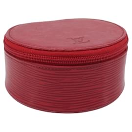 LOUIS VUITTON Epi Ecrin Bijoux 10 Jewelry Box Red M48217 LV Auth 199058A