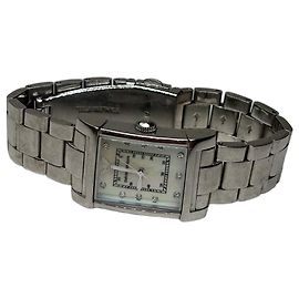 Orologio con bracciale Vintage Emporio Armani in acciaio inossidabile Argento Crema