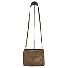 Céline Borsa a tracolla Vintage Celine GG Monogram Canvas Tan Brown