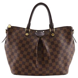 Borsa Louis Vuitton Damier Ebene Siena PM Marrone