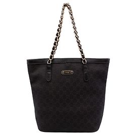 Borsa Tote Capri Gucci GG Denim Marrone