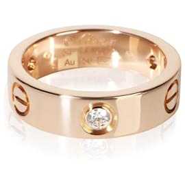 Anello Cartier Love in oro rosa e diamanti