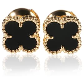 Orecchini Sweet Alhambra in oro giallo e onice Van Cleef & Arpels
