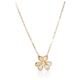 Pendente Frivole Mini Modello in Oro Giallo e Diamanti Van Cleef & Arpels