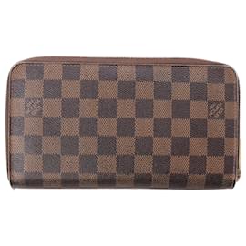 Louis Vuitton Zippy Damier Ebene Geldbörse in Brown N60003