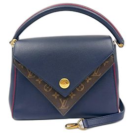 Louis Vuitton Double V Handtasche in Blau