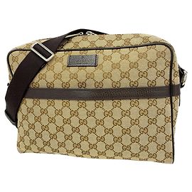Borsa a tracolla Gucci in tela beige