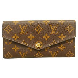 Louis Vuitton Monogram Portefeuille Sarah Long Wallet M60531