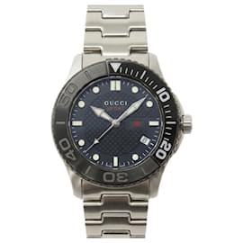 Orologio da polso da uomo Gucci G-Timeless SSP Quadrante Nero