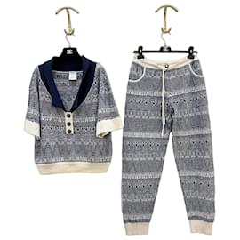 Chanel Kaschmir-Strickset Sz.38 gebraucht
