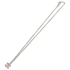 Pendente Chanel Rainbow CC in metallo e cristalli