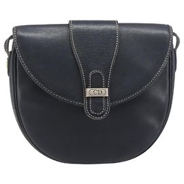 Christian Dior Vintage CD Logo Leather