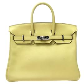 Hermès Hermes Birkin Yellow Swift con Palladium Hardware 25