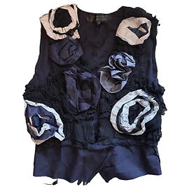 Comme Des Garcons Chaleco Comme des Garçons con aplicaciones florales